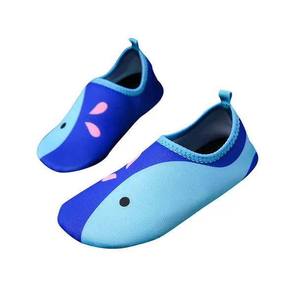 Blue Whale Water Shoes for Kids – Quick-Dry & Soft