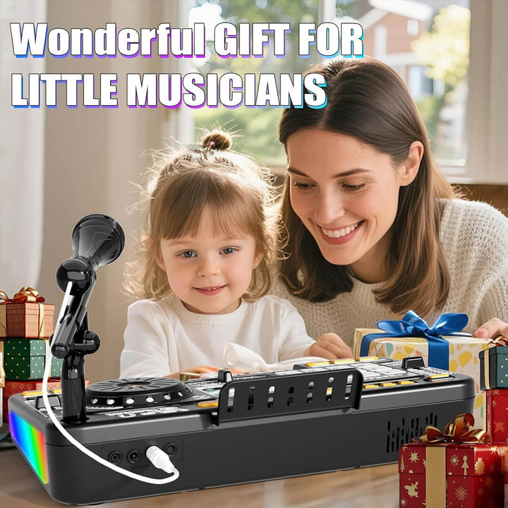 DJ mixer learning toy for kids to explore sound and music.