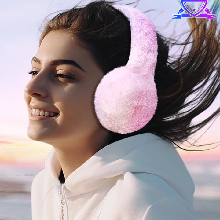 Kids Plush Wireless Headphones - Comfortable & Warm for Music Listening