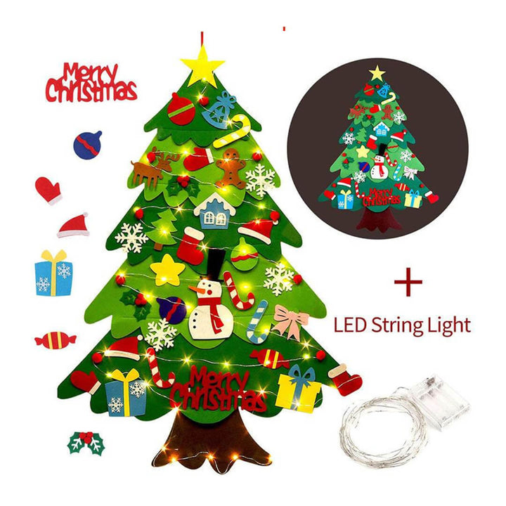 Educational Christmas craft kit encouraging creativity and motor skills