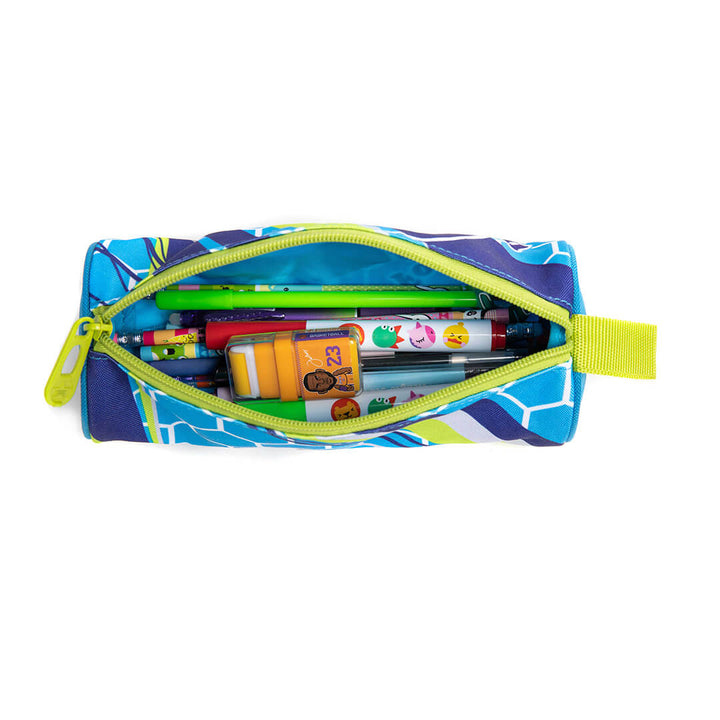 Blue and Green Soccer Backpack Combo Set