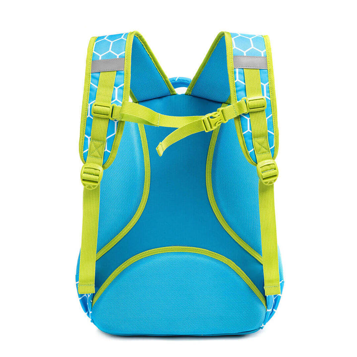 Blue and Green Soccer Backpack Combo Set
