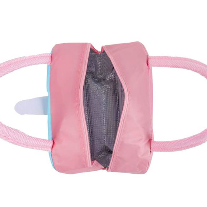 Kids lunch bag with thermal insulation and unicorn print