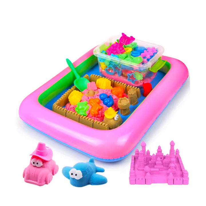 45-Piece Kids Magic Sand Set – Non-Toxic Indoor/Outdoor Play