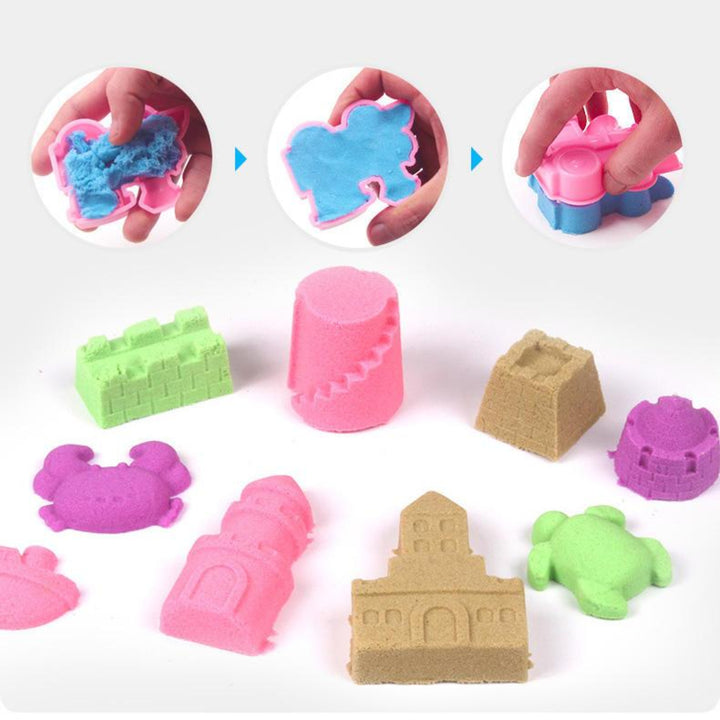 45-Piece Kids Magic Sand Set – Non-Toxic Indoor/Outdoor Play