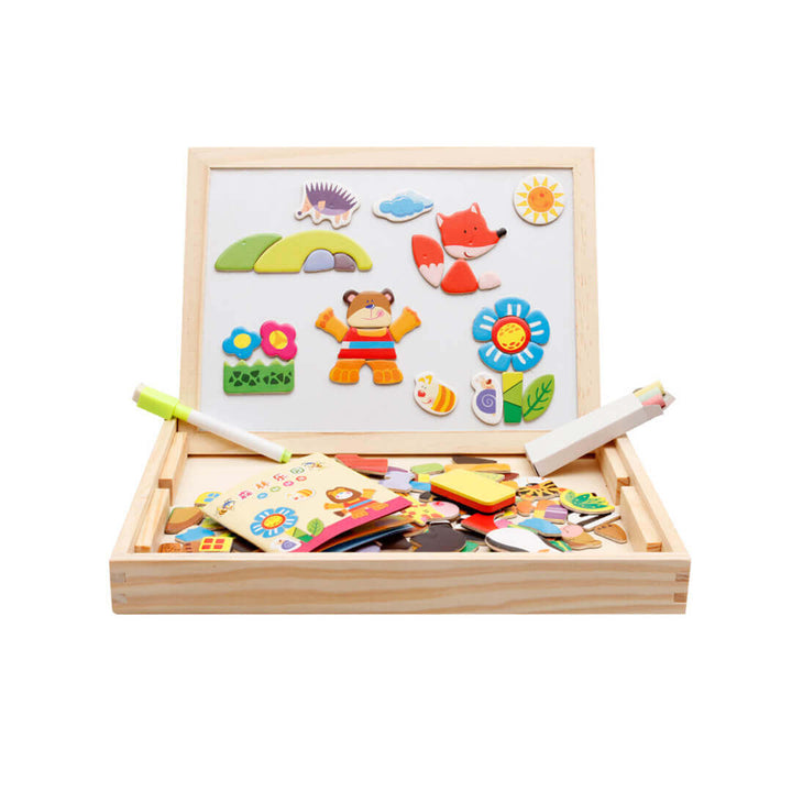 Creative magnetic board set for imaginative play