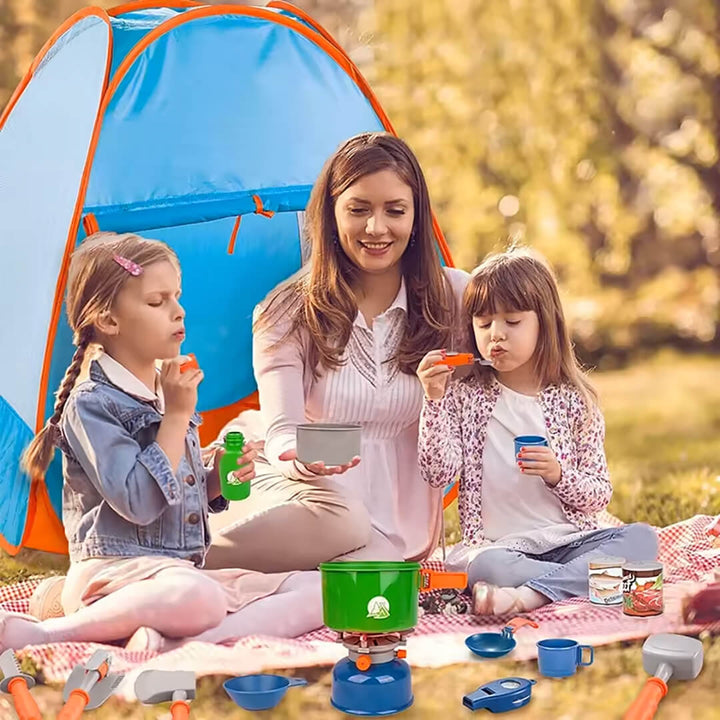 Kids Outdoor Camping Toy Set - 48-Piece Adventure Play Set