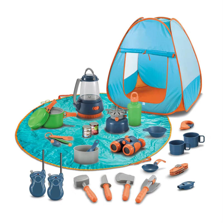 Kids Outdoor Camping Toy Set - 48-Piece Adventure Play Set