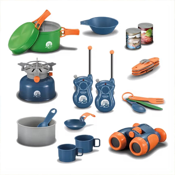 Kids Outdoor Camping Toy Set - 48-Piece Adventure Play Set