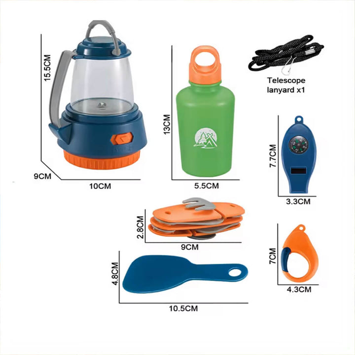 Kids Outdoor Camping Toy Set - 48-Piece Adventure Play Set