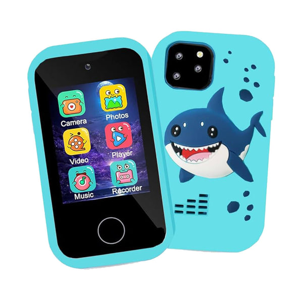 Multi-function Touchscreen Kids Smart Phone + 32GB Memory Blue Shark