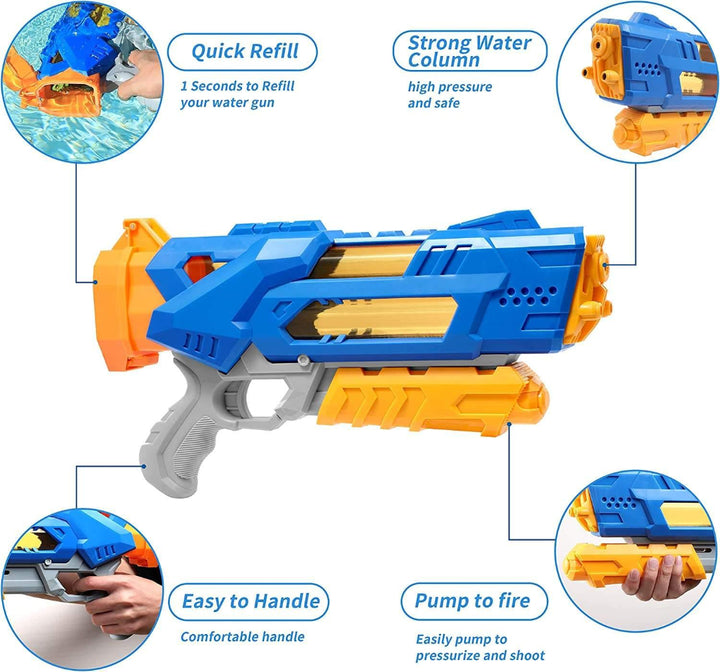 Kids Big Pump Water Gun – 1L Capacity