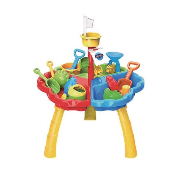 2-in-1 Sand & Water Table with 16-Piece Set 