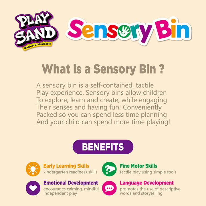 Sensory Bin Creative Play Sand set-Ocean & Sand