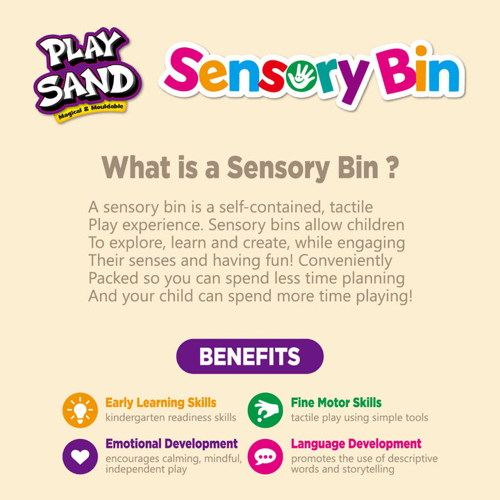 Sensory Bin Creative Play Sand set- Ice Cream Shop