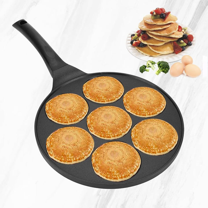 Fun breakfast pan for kids with smiley faces