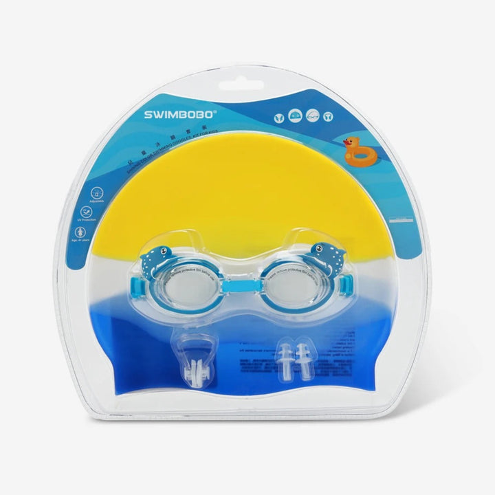 Kids SwimBoBo goggle and Cap Set - 3+ Years