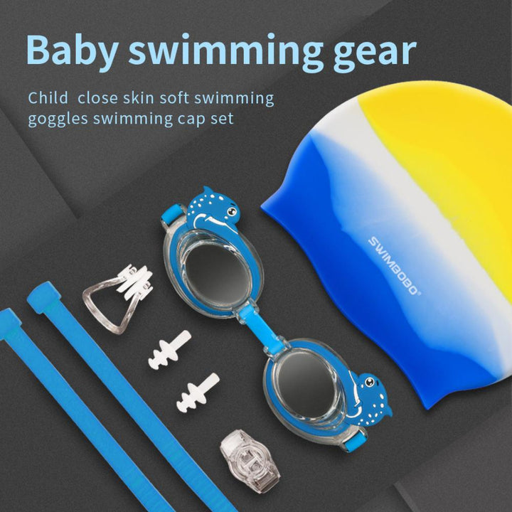 Kids SwimBoBo goggle and Cap Set - 3+ Years