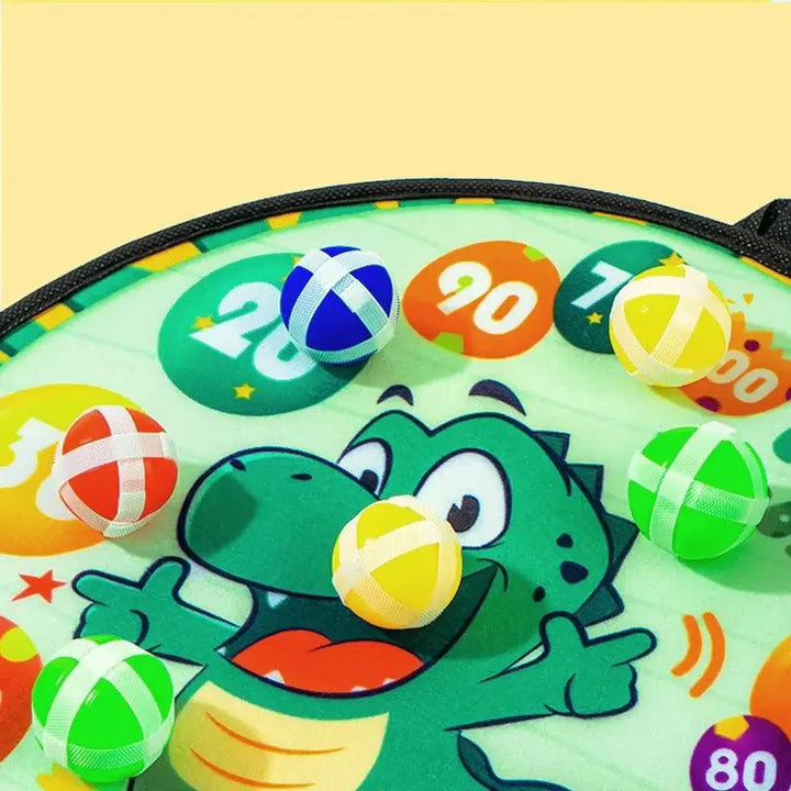 Kids Wall-Mounted Dartboard with Sticky Balls