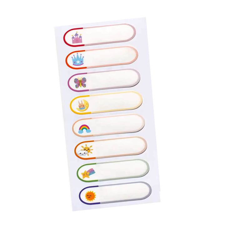 Kids Waterproof Name Tag Labels and ABC Sticker Butterfly Heart