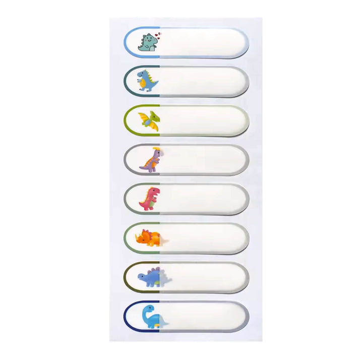 Kids Waterproof Name Tag Labels and ABC Sticker Dino