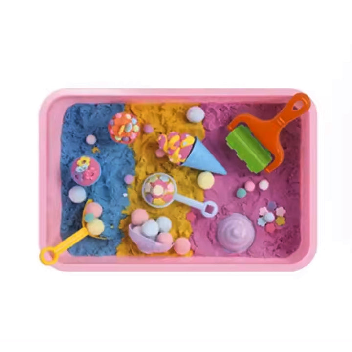 Sensory Bin Creative Play Sand set- Ice Cream Shop