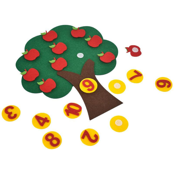 Apple Tree Counting Board – Interactive Math Set for Early Learning