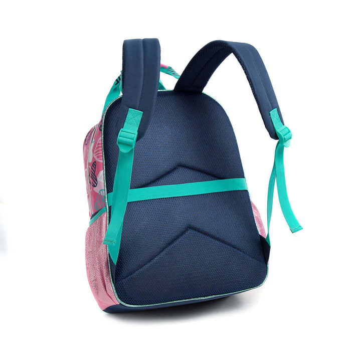 3-Piece Love-Themed Glitter Backpack Set with Transparent Pocket