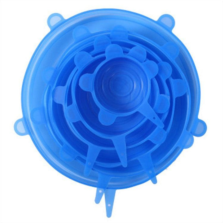 Reusable Silicone Stretch Lids set of 6 Pieces