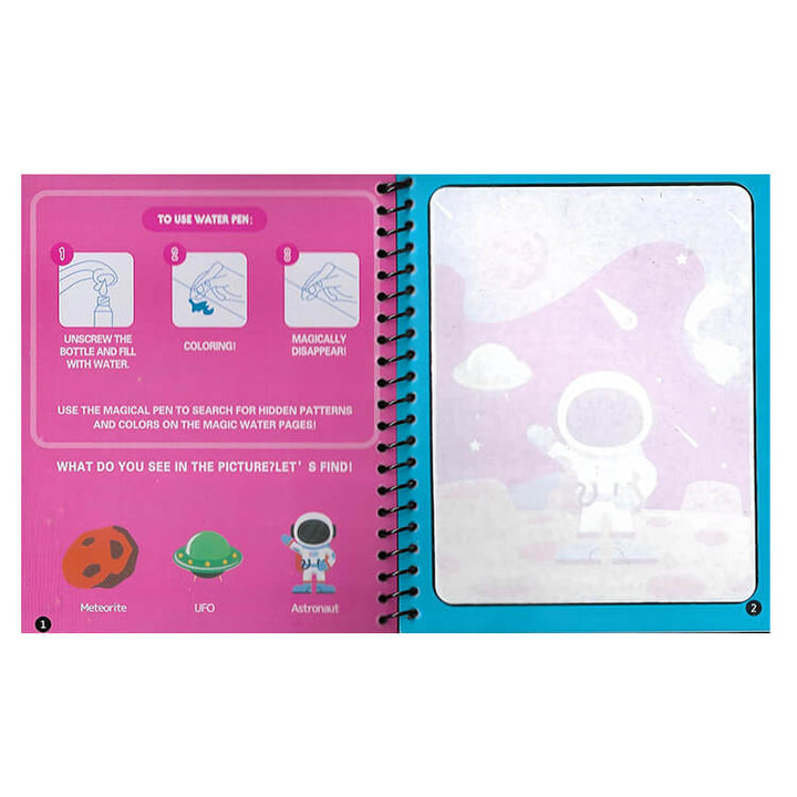 Magic Water Book – Reusable Fun for Kids (Paw patrol & Space)
