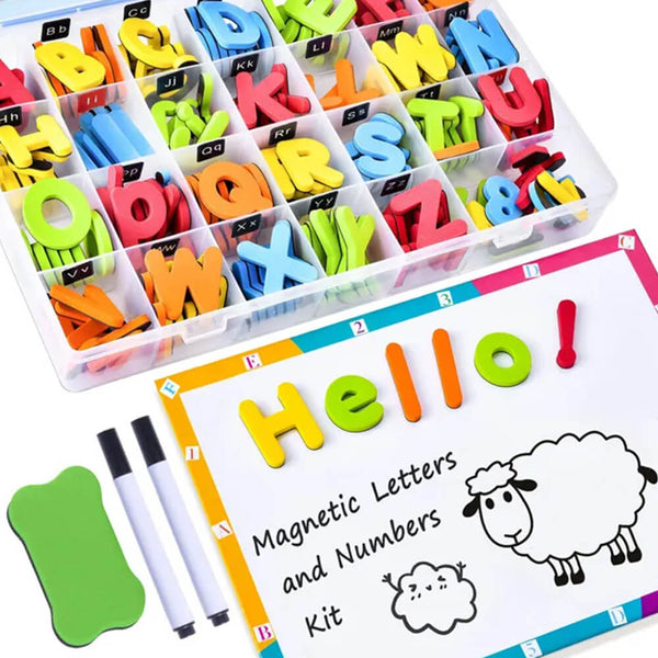 Magnetic ABC Letters Set – Uppercase & Lowercase for Early Learning