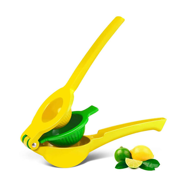 Manual Press Juicer Metal Yellow Lemon Lime Squeezer