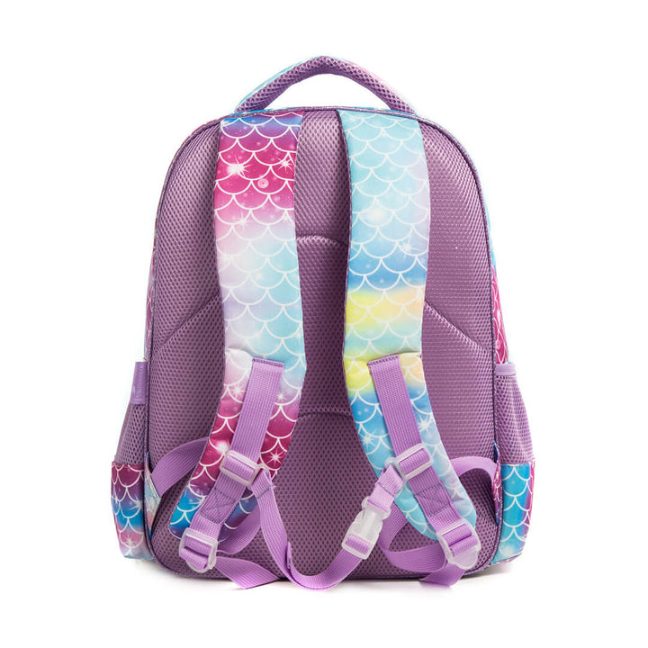 Mermaid Colorful Pop-It Backpack - 3 pieces Set