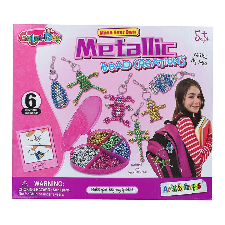 Metallic Bead Creations - Make Your Own Keychains (Ages 5+)