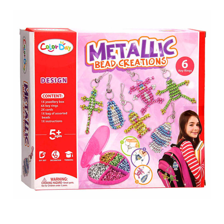Metallic Bead Creations - Make Your Own Keychains (Ages 5+)