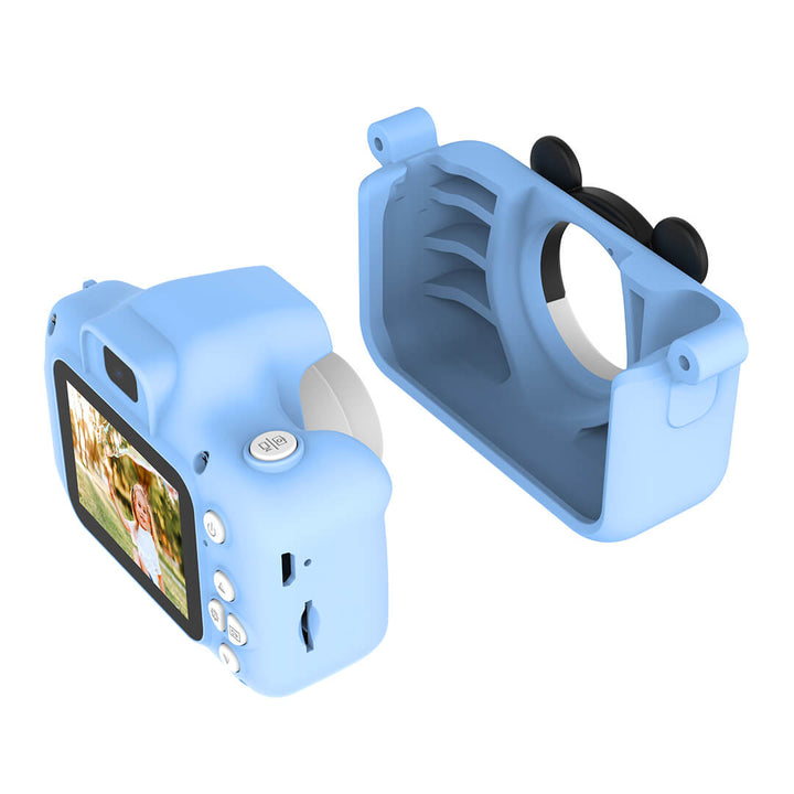 Mickey & Minnie Anti-Drop Dual-Lens Camera + 32GB Card