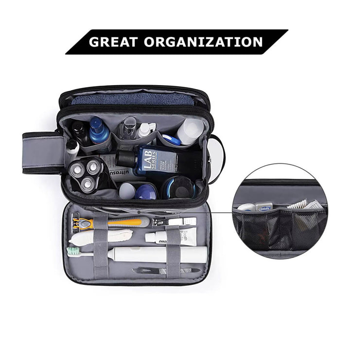 Portable Water-Resistant Travel Toiletry Bag