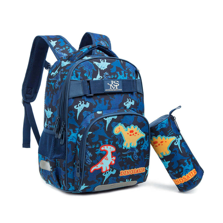 3-Piece Dinosaur Pattern Backpack Set