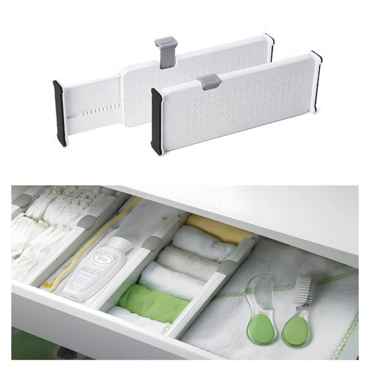 Expandable drawer divider for baby clothes