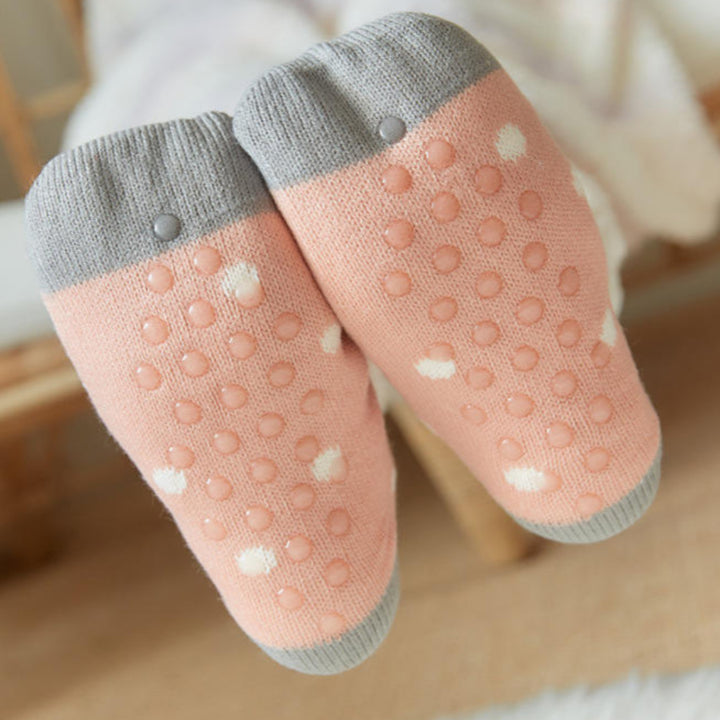 Non-Slip Warm Fleece Sleep Socks - Coffee time