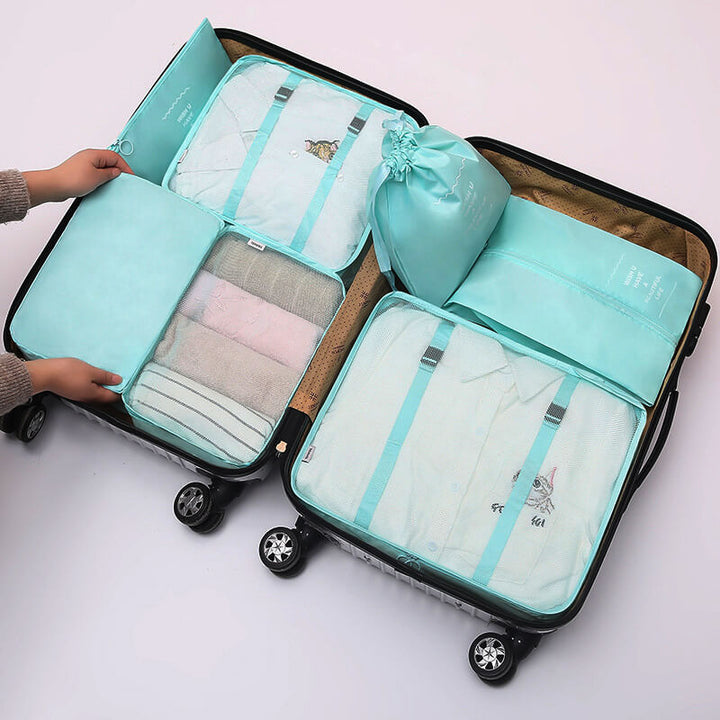 7 pieces Compression Luggage Organizers Travel Bag - 4 colors