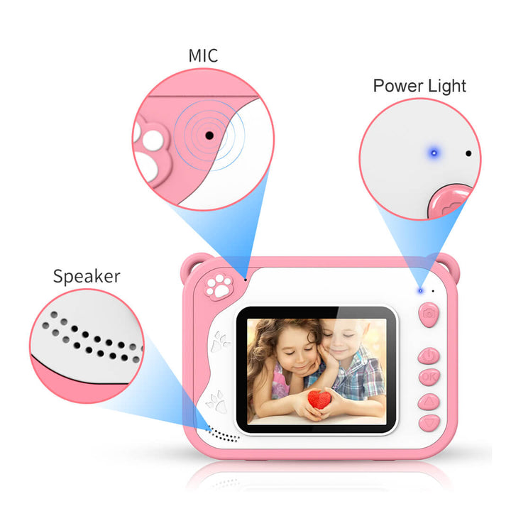 Instant print cameras for girls, close-up shot