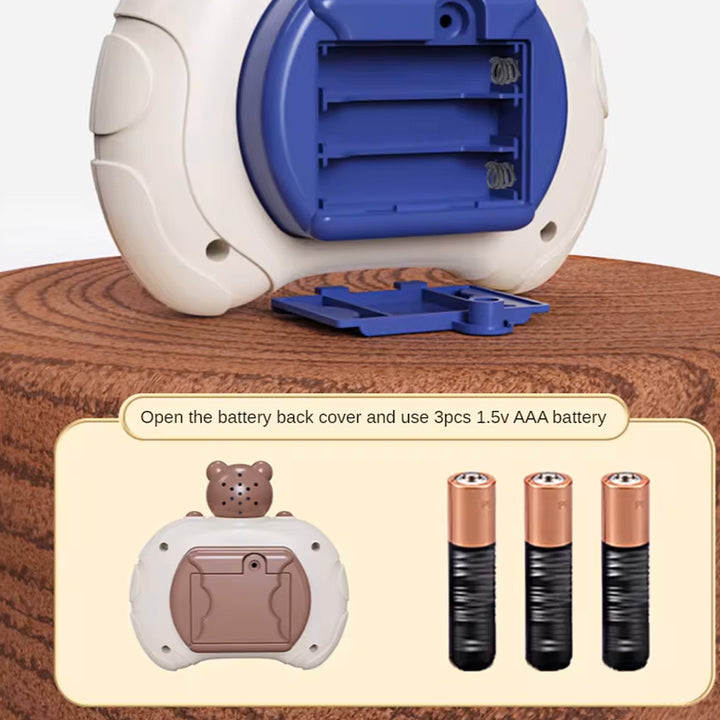 Pop It Electronic Game Console with Lights – Rabbit, Astronaut & Bear Designs