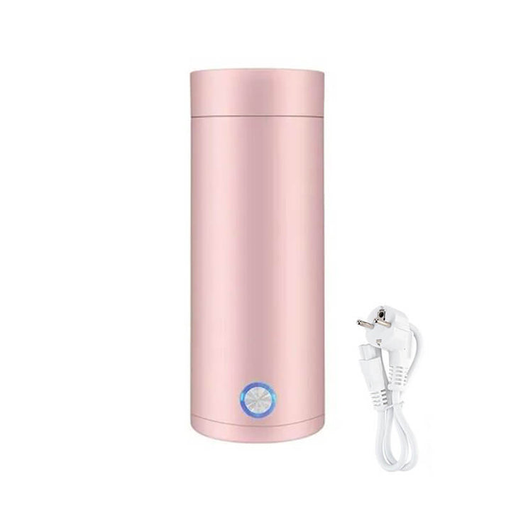 Portable Electric Kettle for Travel & Office Use - 400 ML Pink