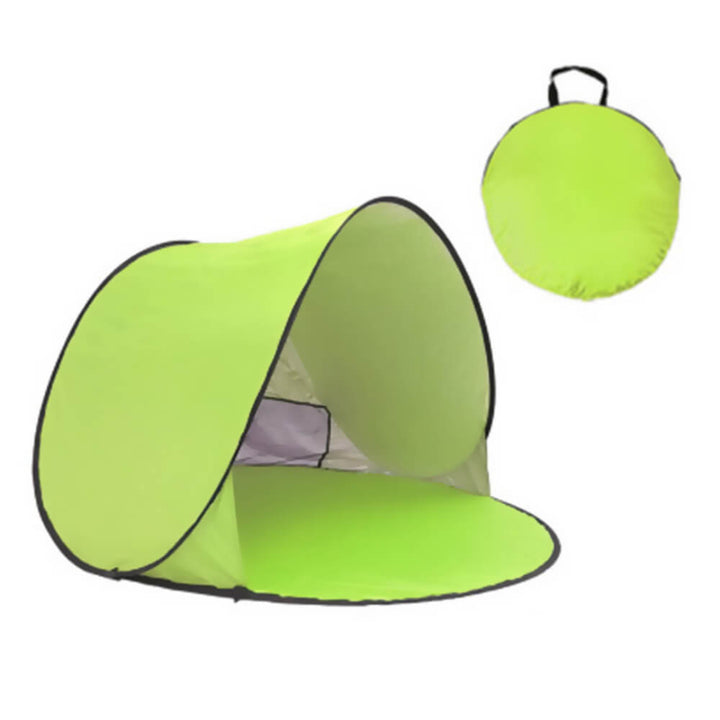 Pop-Up Family Beach Tent with Anti-UV Sun Protection green