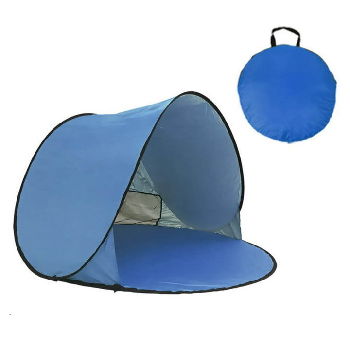Pop-Up Family Beach Tent with Anti-UV Sun Protection navy