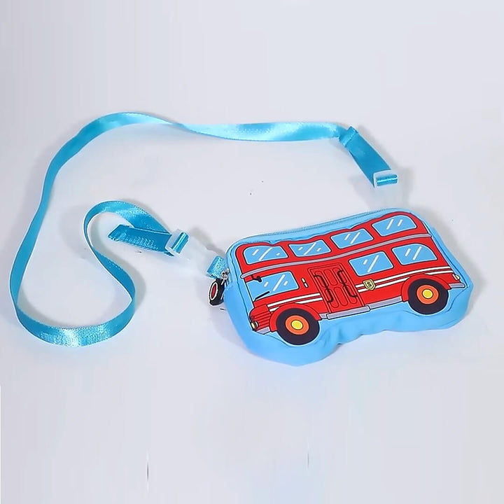 Kids Cartoon Cars Backpack & Lunch Shoulder Bag Set