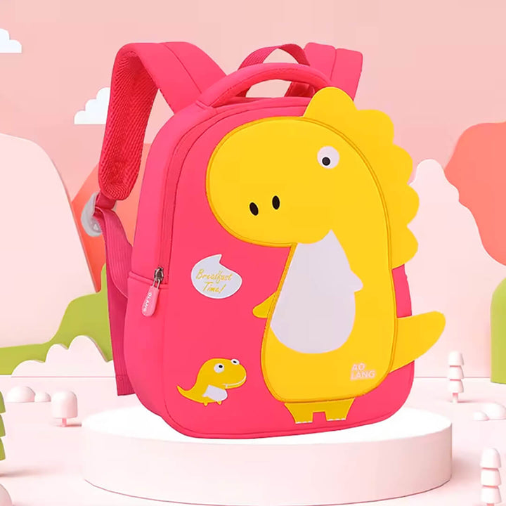 Cartoon Pink Dinosaur Backpack – Toddler/Preschool Size