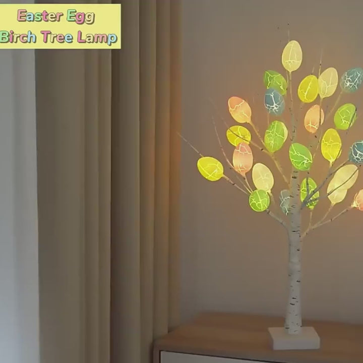 Video of easter tree light