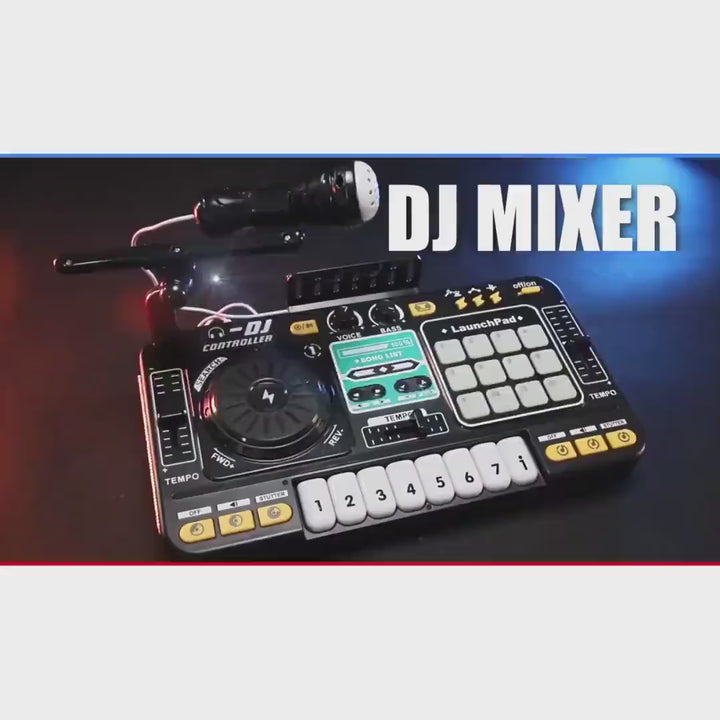 Video of DJ Mixer Toy for Kids with lights